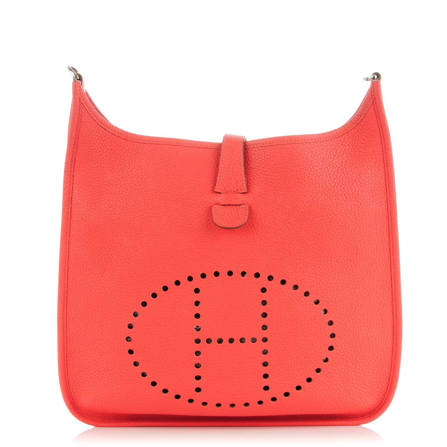 Hermes Taurillon Clemence Evelyne III GM Bougainvillea 1 of 8