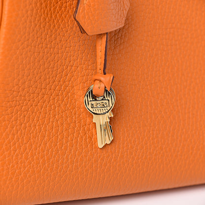 Hermes Taurillon Clemence Kelly Retourne 28 Abricot 9 of 38