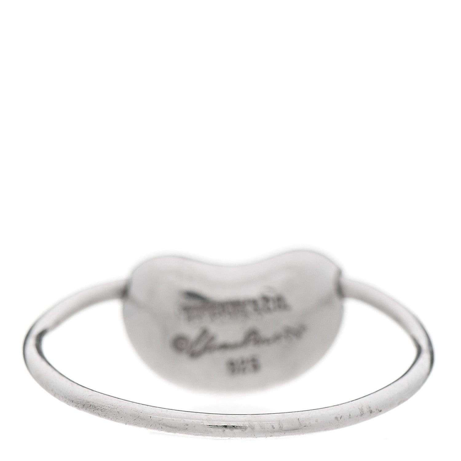 Tiffany Sterling Silver Elsa Peretti Bean Wire Ring 48 4.5 3 of 8
