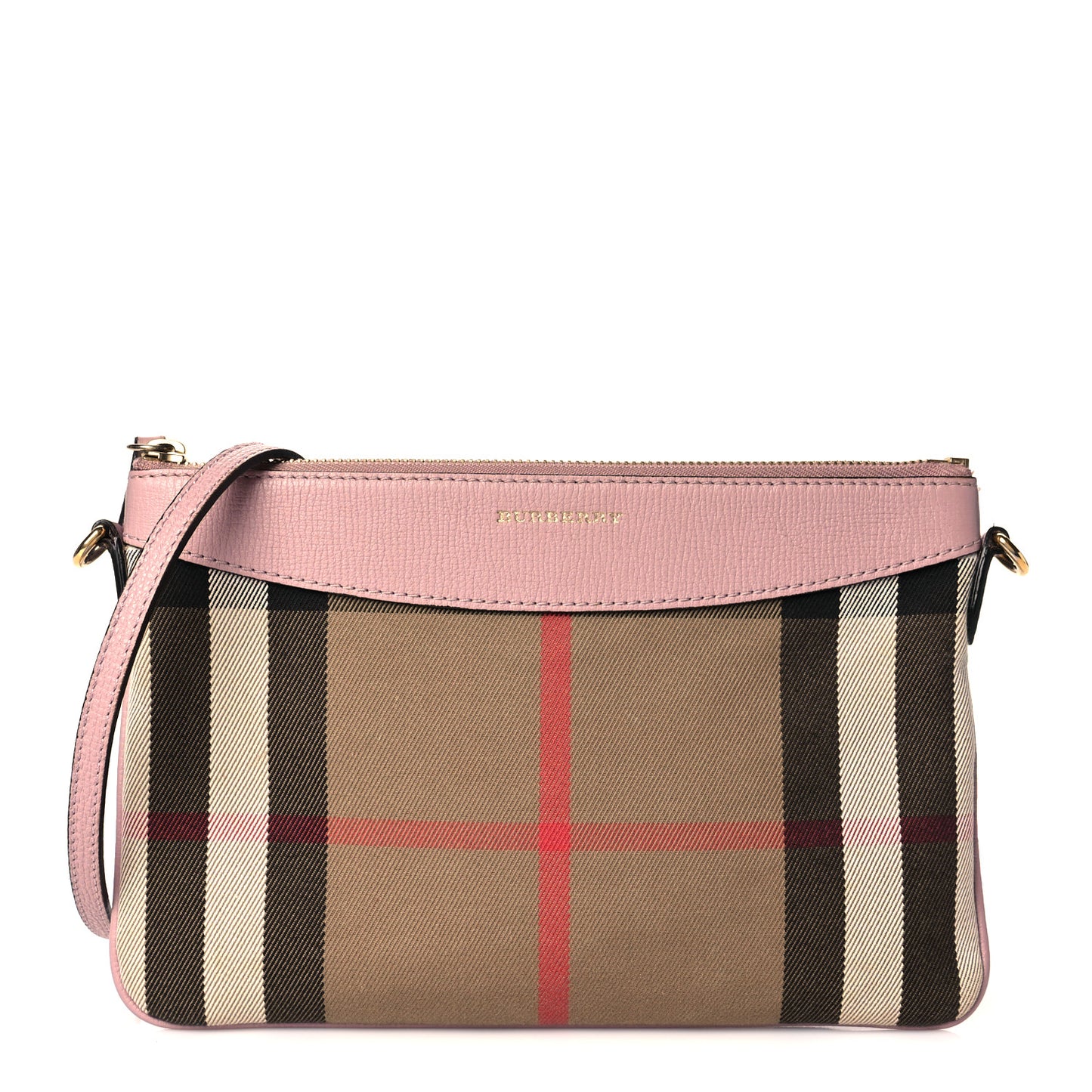 House Check Derby Peyton Crossbody Clutch Bag Pale Orchid