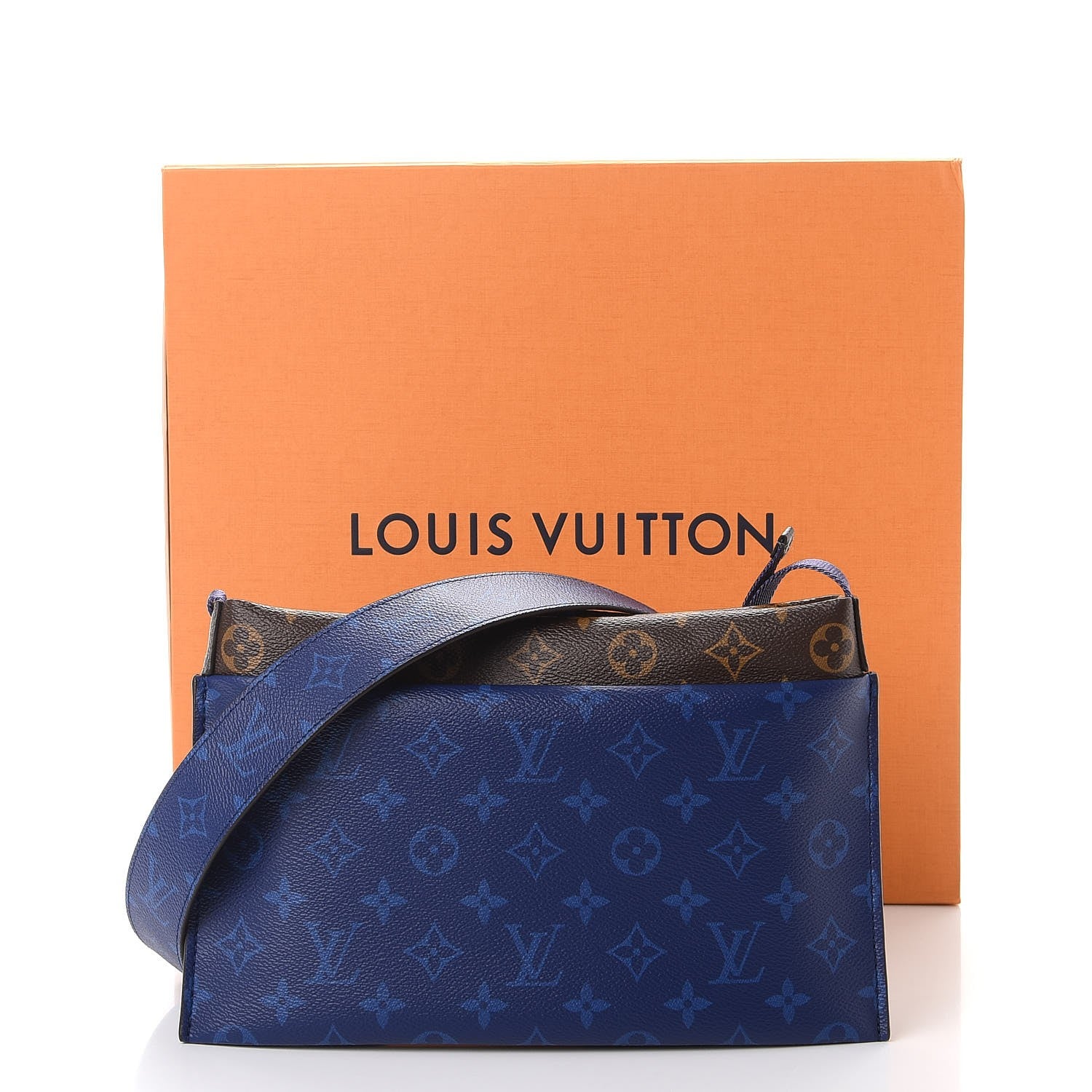 Louis Vuitton Monogram Small Outdoor Pouch Pacific Blue 8 of 8