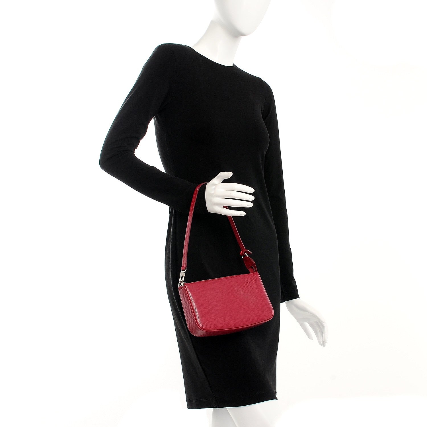 Louis Vuitton Epi Pochette Accessories NM Fuchsia 2 of 7