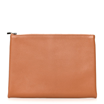Hermes Evercolor Small Atout Pouch Gold Rose Azalee 1 of 8