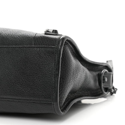 Balenciaga Chevre Black Metallic Edge Hardware S City Black 11 of 11