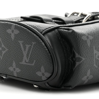 Louis Vuitton Monogram Eclipse Nano Christopher Backpack Black 7 of 9