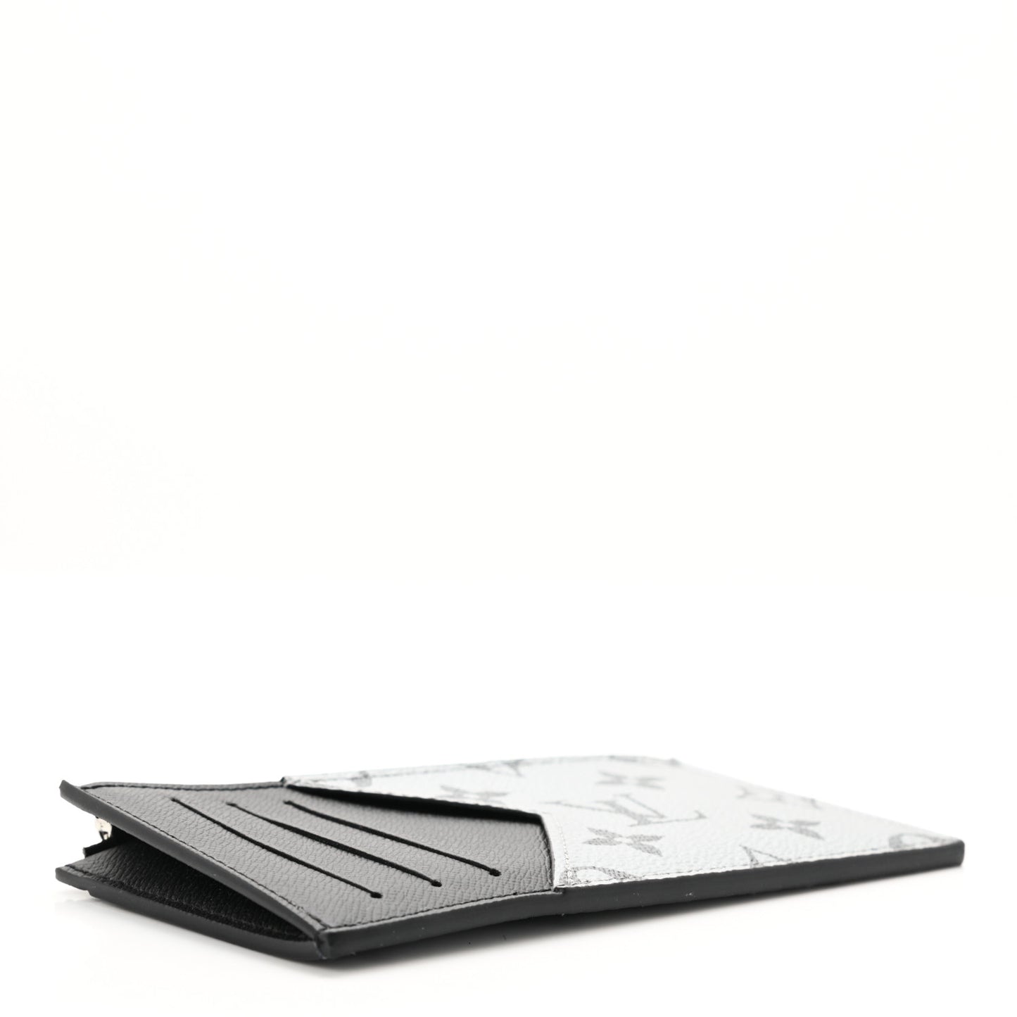 Metallic Taigarama Coin Card Holder Gunmetal Grey Black