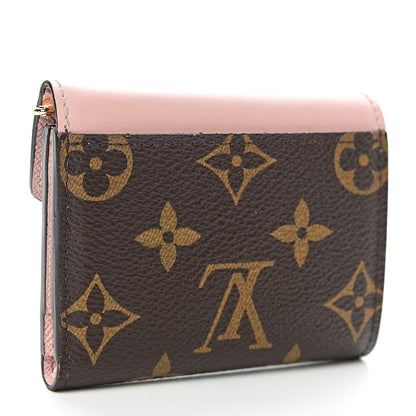 Louis Vuitton Monogram Zoe Wallet Rose Ballerine 3 of 8