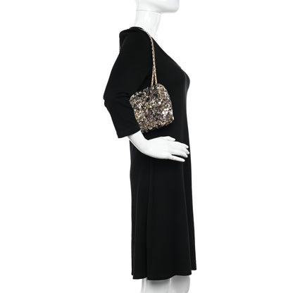 Chanel Sequin Lambskin Mini Flap Gold 2 of 10