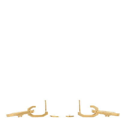 Messika 18K Yellow Gold Diamond XL So Move Pave Pendant Earrings 3 of 5