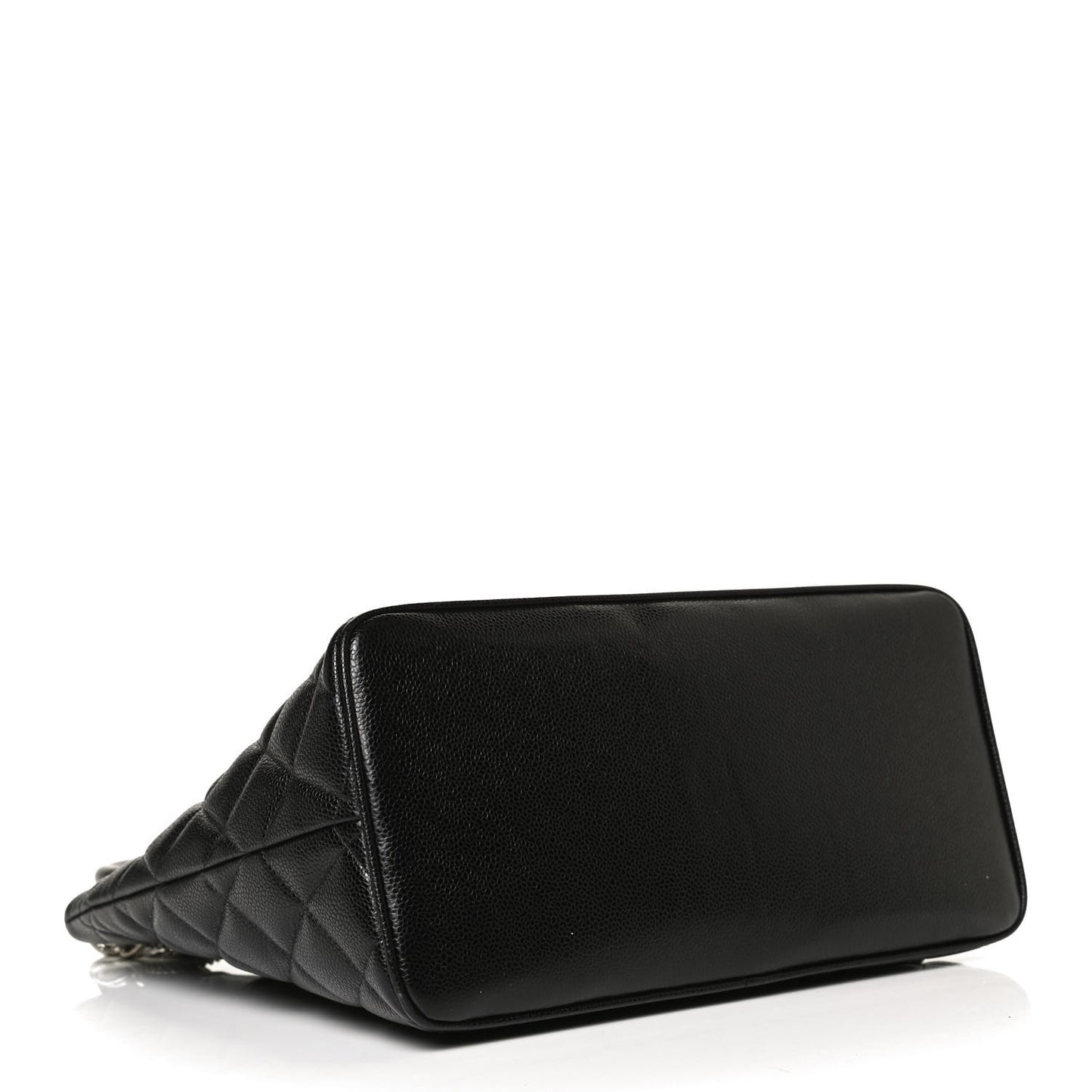 Caviar Quilted Medallion Tote Black