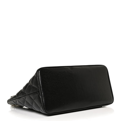 Chanel Caviar Quilted Medallion Tote Black 4 of 11