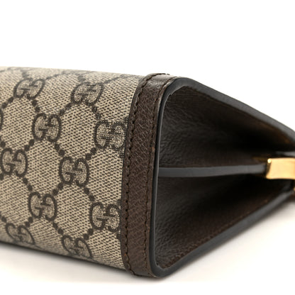 Gucci GG Supreme Monogram Web Small Ophidia Chain Shoulder Bag Brown 11 of 11