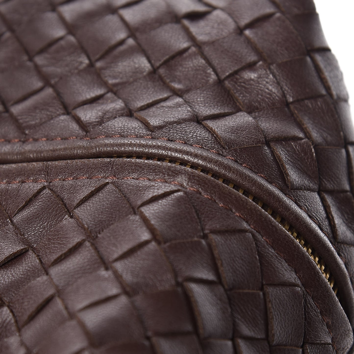Nappa Intrecciato Montaigne Bag Ebano