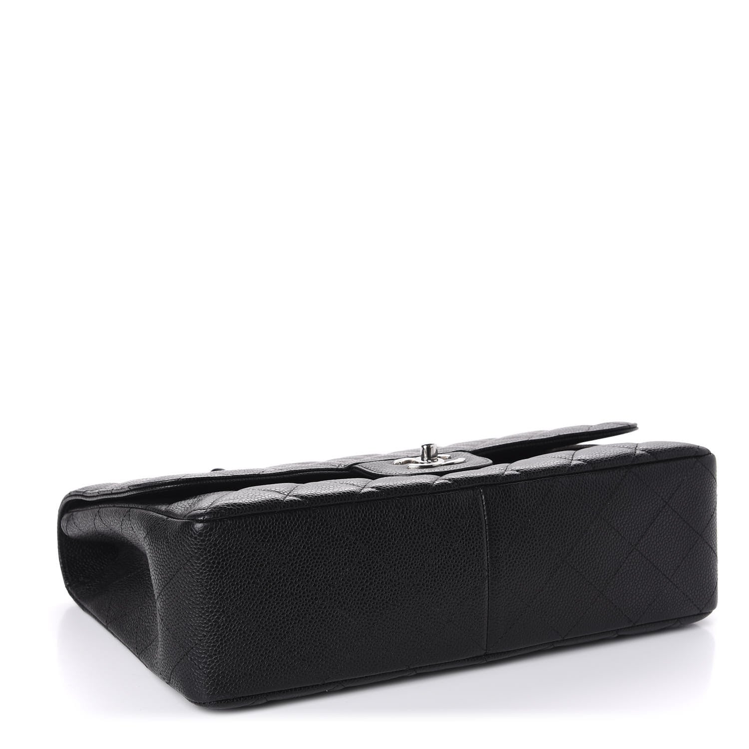 Chanel Caviar Quilted Jumbo Single Flap Black 4 of 10