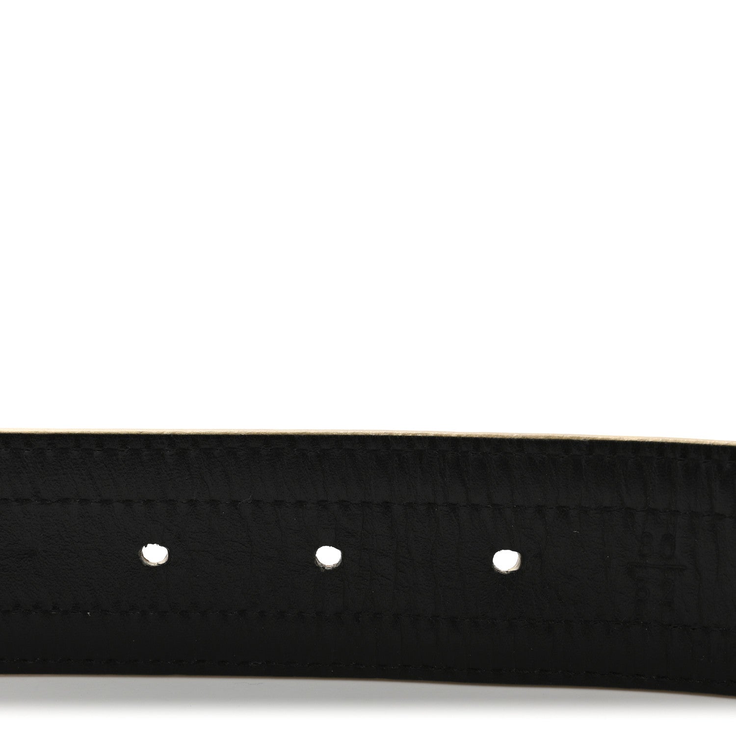 Chanel Metallic Lambskin Pearl CC Belt 80 32 Gold 4 of 7