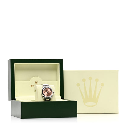 Rolex Stainless Steel 31mm Oyster Perpetual Watch Pink 177200 5 of 5