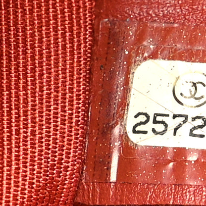 Chanel Calfskin Chevron Quilted Double Camera Bag With Flap Red 8 of 14