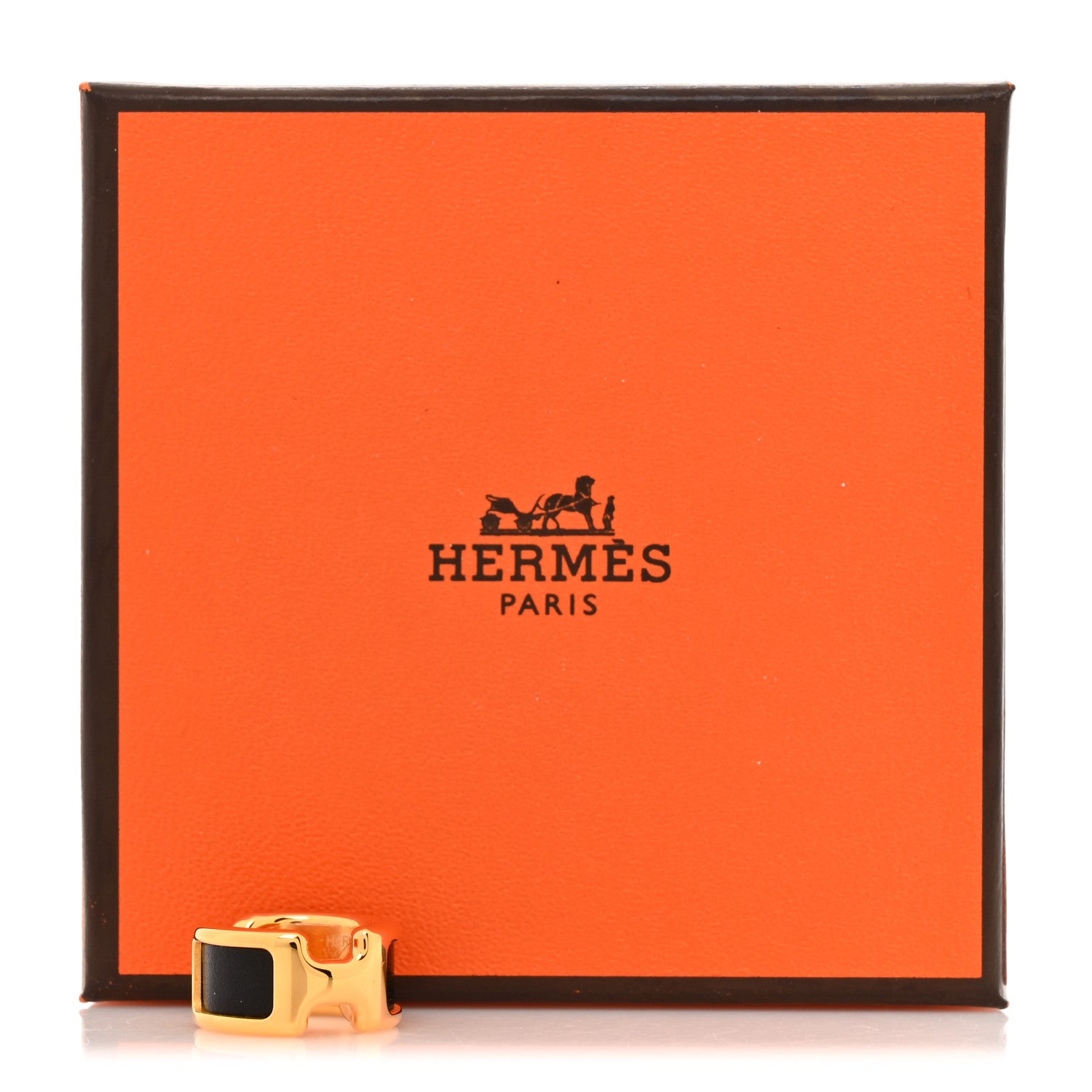 Hermes Box Olympe Ear Cuff PM Black 4 of 4