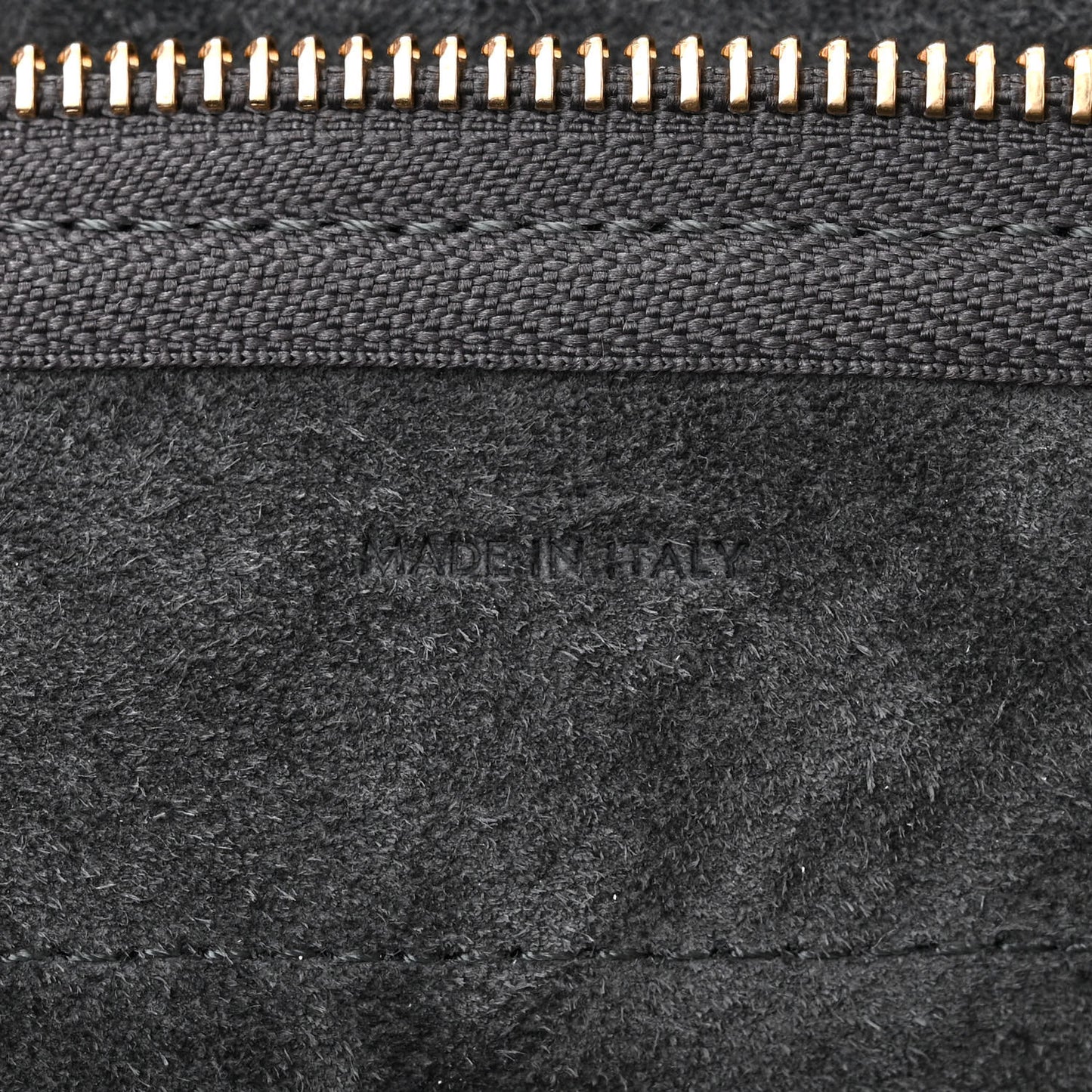 Grained Calfskin Nano Belt Bag Grey