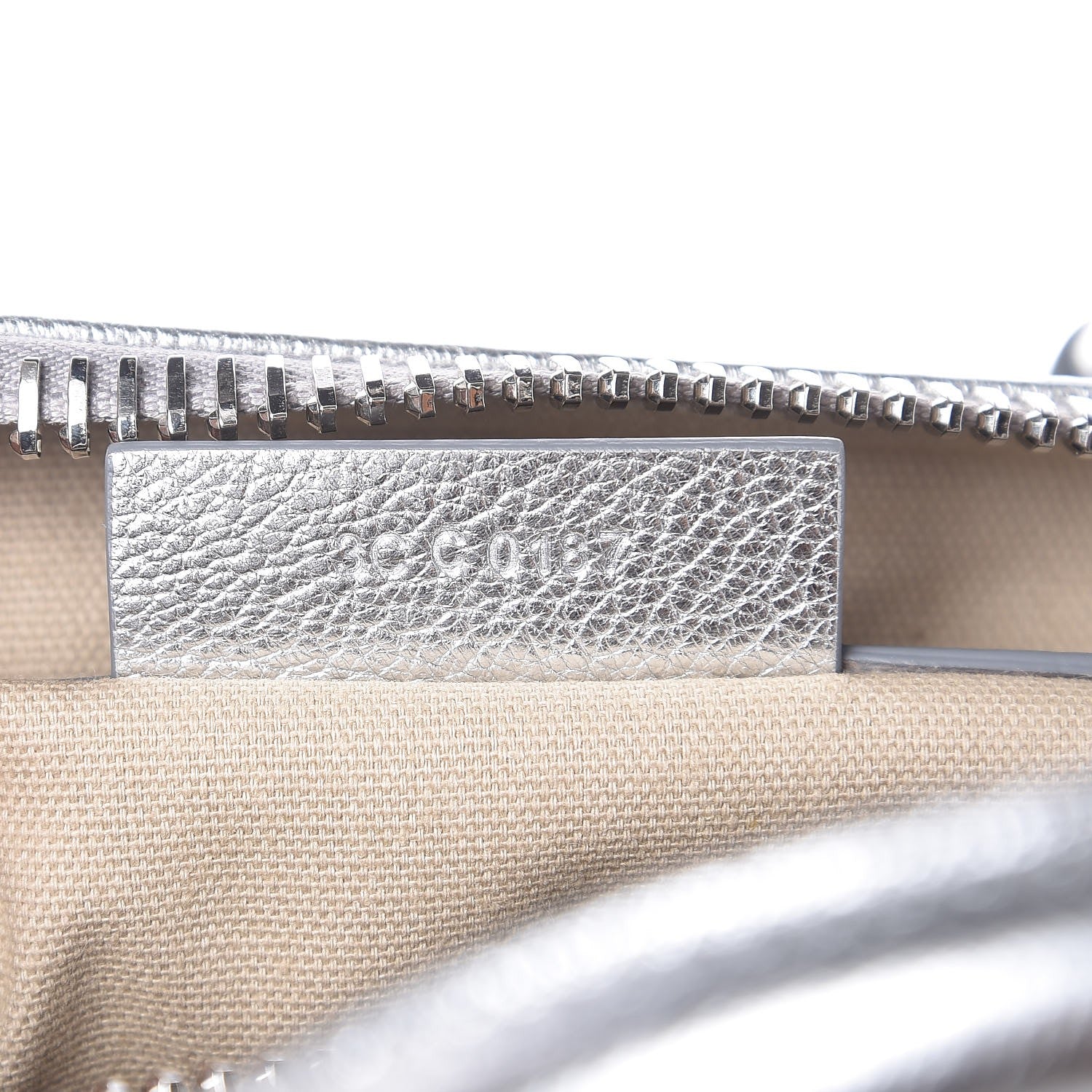 Givenchy Metallic Sugar Goatskin Small Antigona Silver 7 of 7