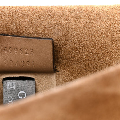 Gucci GG Supreme Monogram Suede Crystal Small Dionysus Shoulder Bag Beige Ebony Taupe 7 of 16