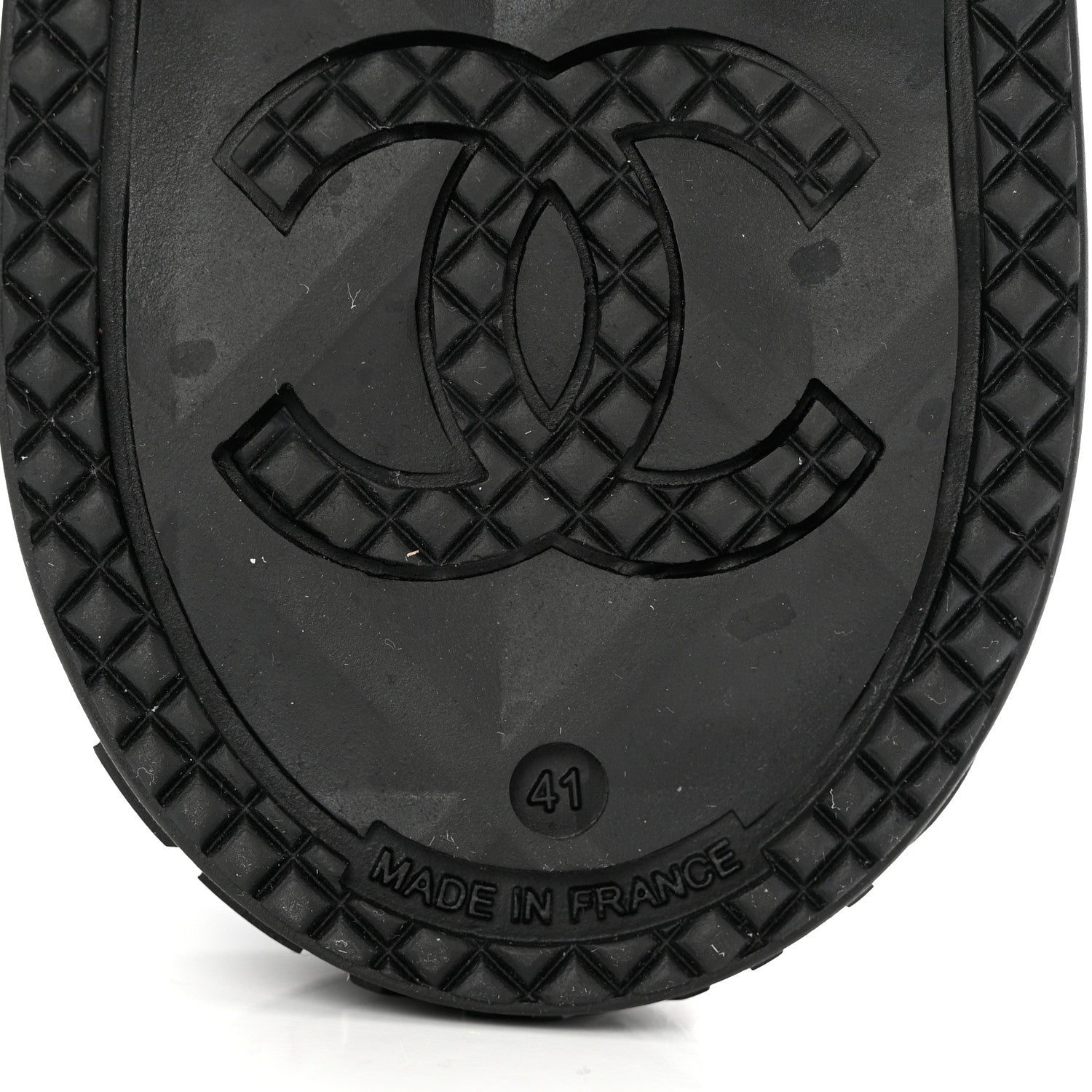 Chanel Caoutchouk CC High Boots 41 Black 7 of 8