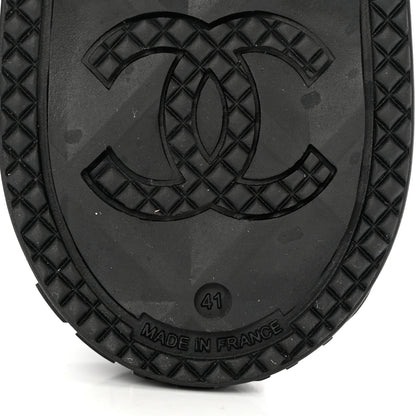 Chanel Caoutchouk CC High Boots 41 Black 7 of 8