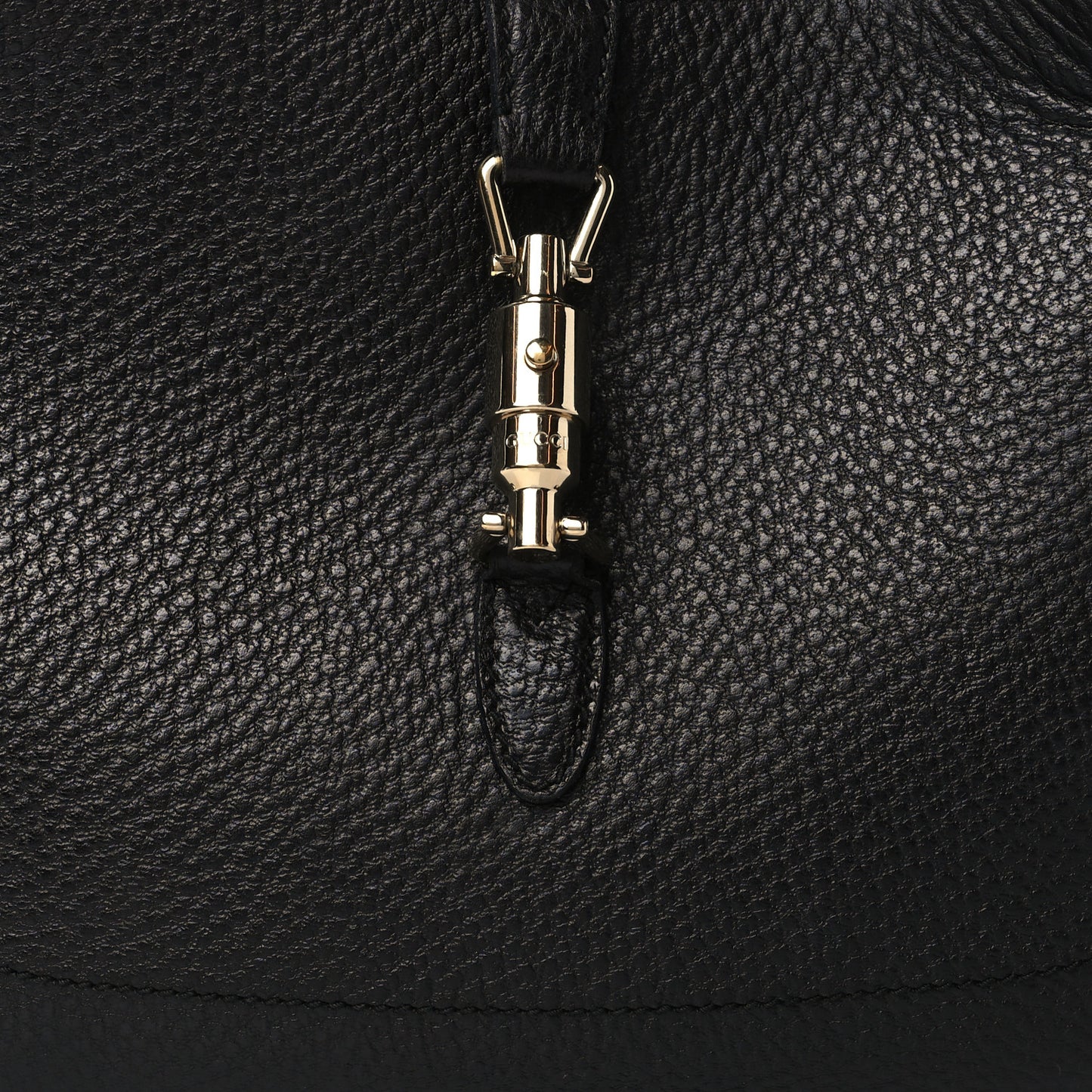 Calfskin Small Jackie O Hobo Black