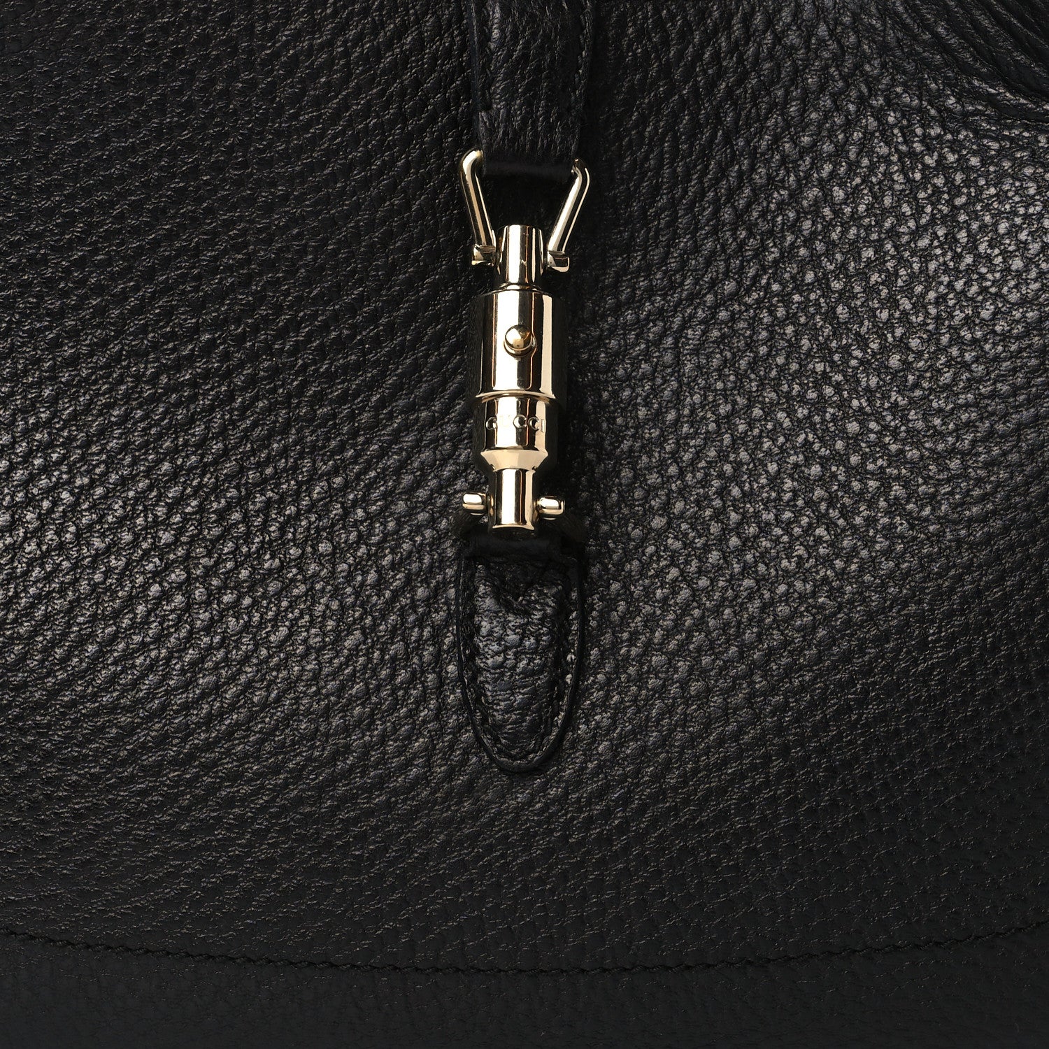 Gucci Calfskin Small Jackie O Hobo Black 7 of 9