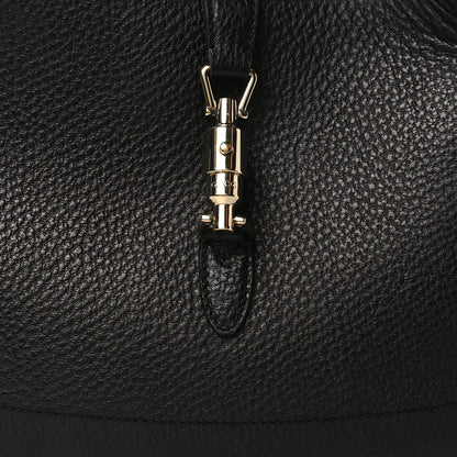 Gucci Calfskin Small Jackie O Hobo Black 7 of 9