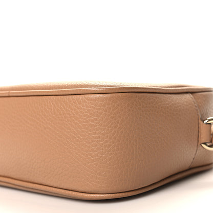 Gucci Pebbled Calfskin Small Soho Disco Bag Camelia 10 of 11