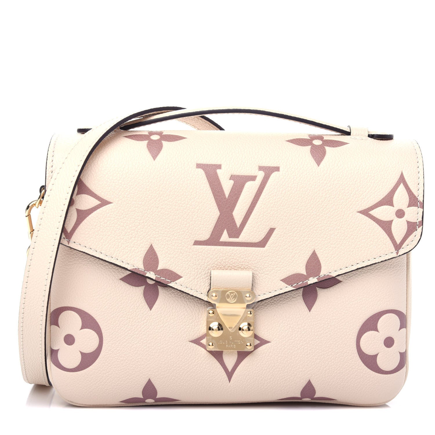 Louis Vuitton Empreinte Monogram Giant Pochette Metis Creme Bois De Rose 1 of 10