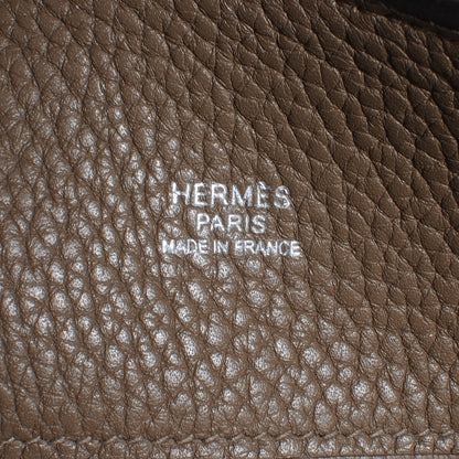Hermes Taurillon Clemence So Kelly 26 Graphite and Etoupe 6 of 10