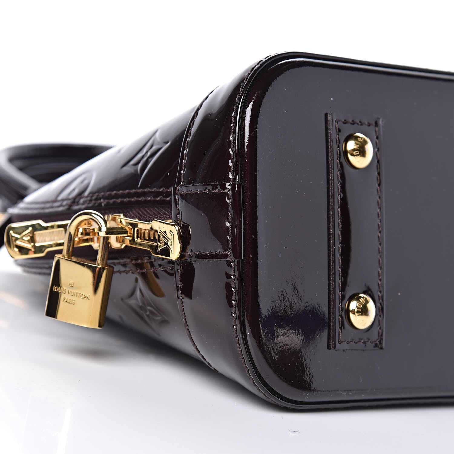 Louis Vuitton Vernis Alma BB Amarante 5 of 10