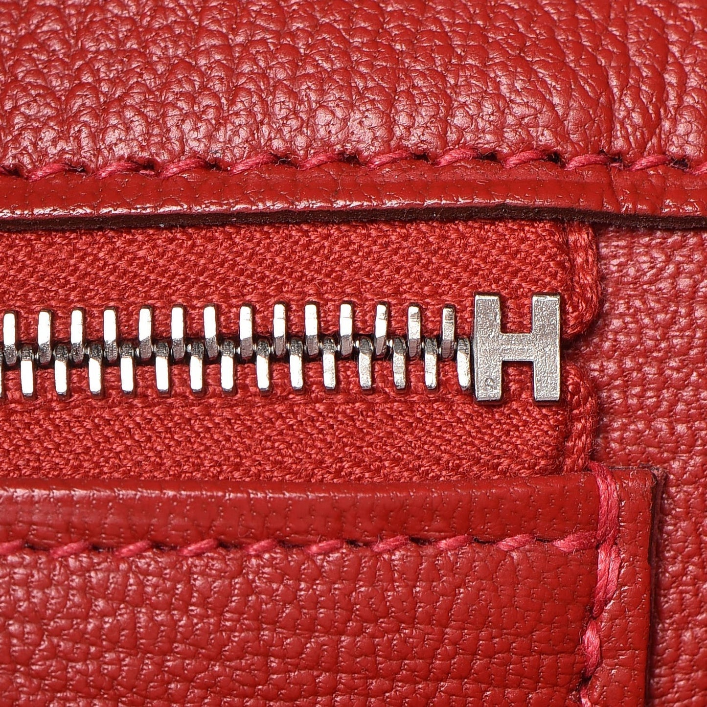 Taurillon Clemence Birkin 35 Rouge Casaque