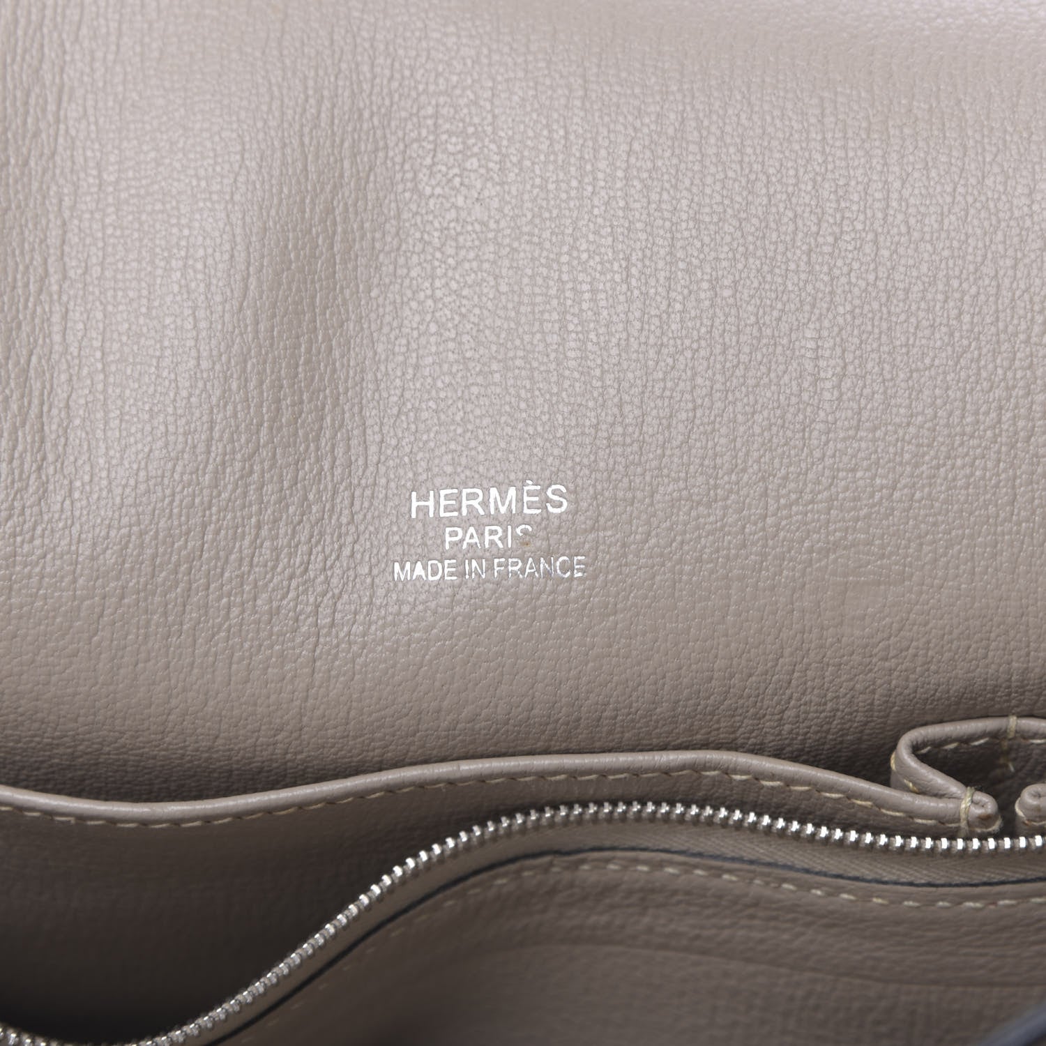 Hermes Taurillon Clemence Jypsiere 34 Gris Tourterelle 6 of 12
