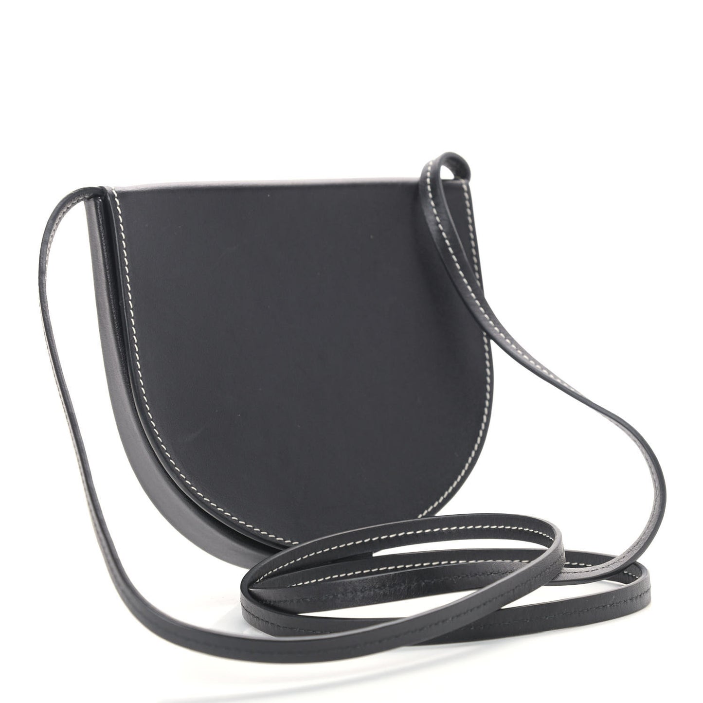 Soft Calfskin Small Heel Bag Black