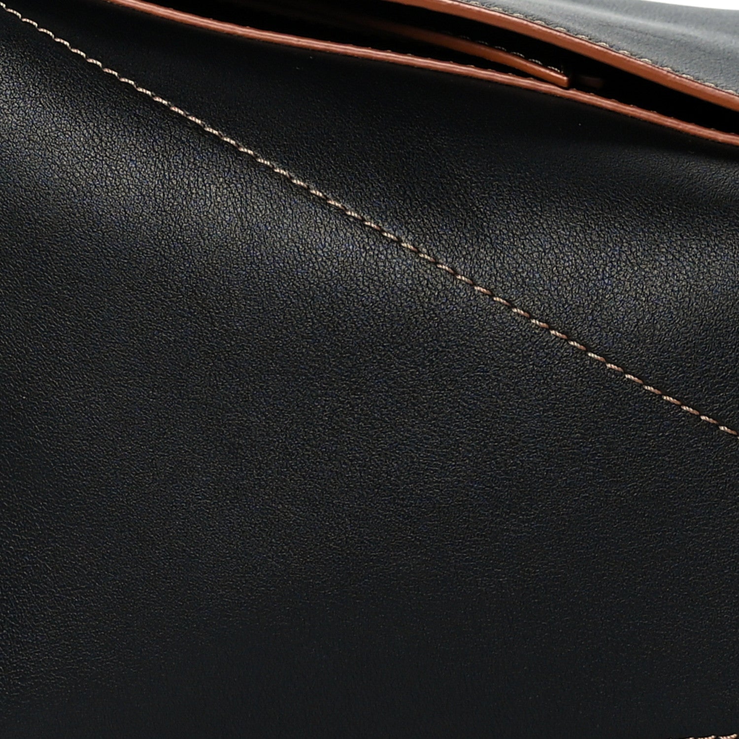 Loewe Calfskin Medium Puzzle Bag Black Tan 6 of 8