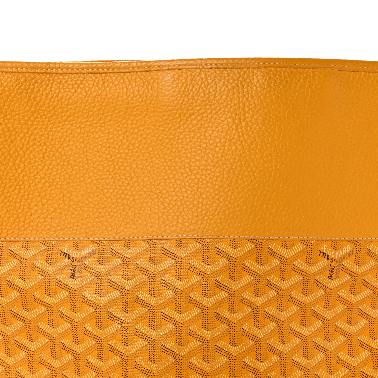 Goyardine Grenadines Hobo Yellow