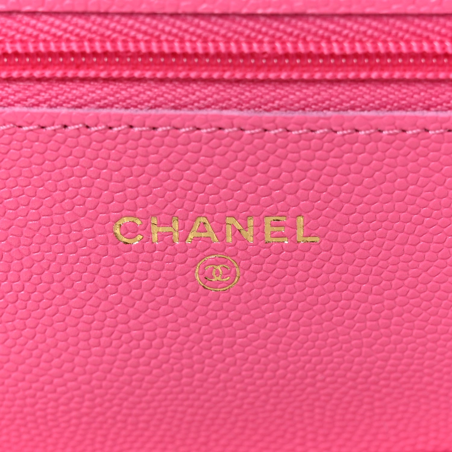Chanel Caviar Quilted Wallet On Chain WOC Rose 7 of 11