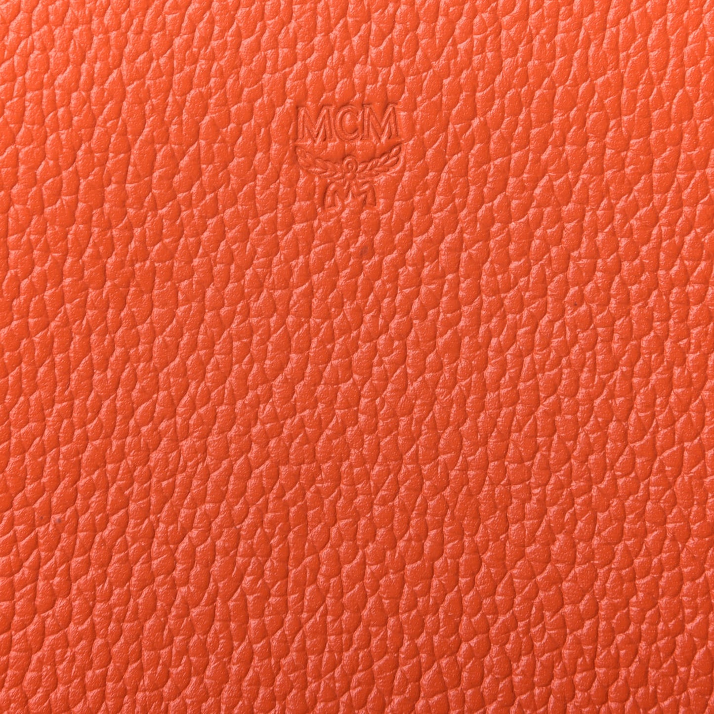 Grained Calfskin Small Patricia Satchel Orange