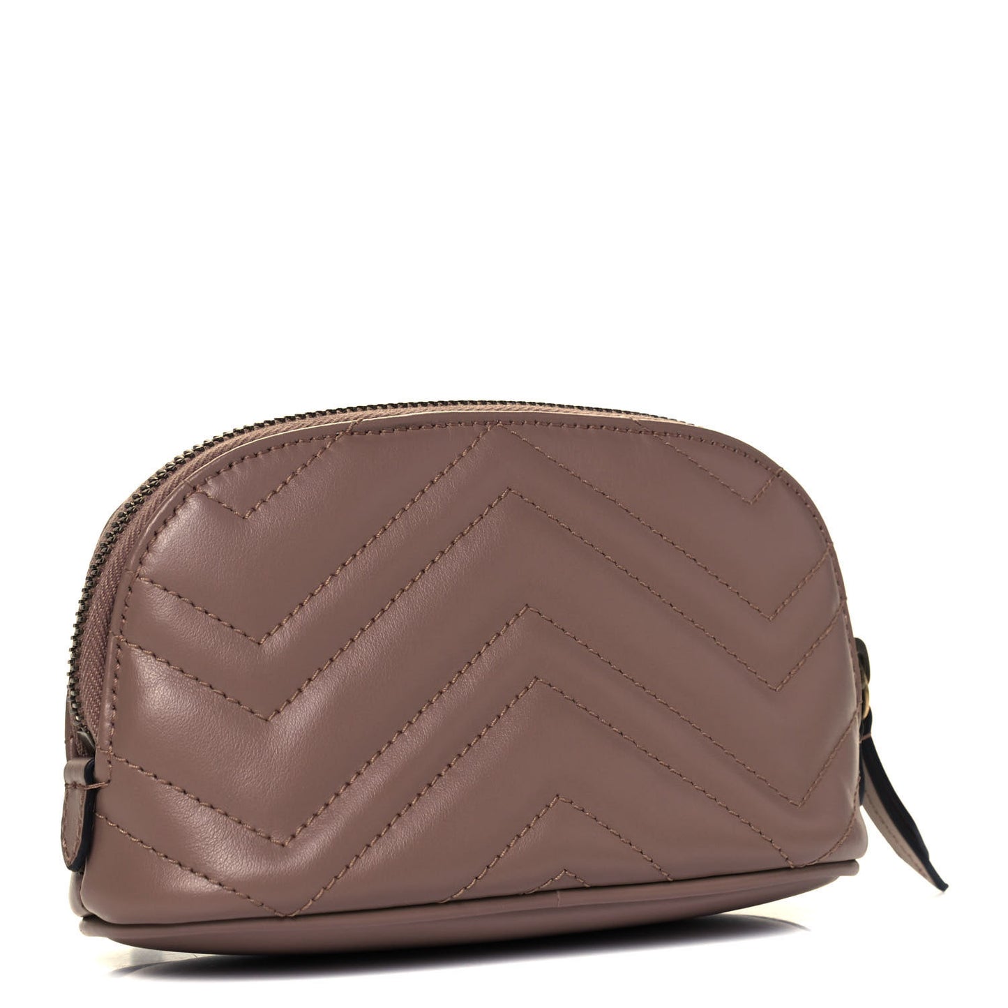Calfskin Matelasse GG Marmont Pouch Cosmetic Case Porcelain Rose