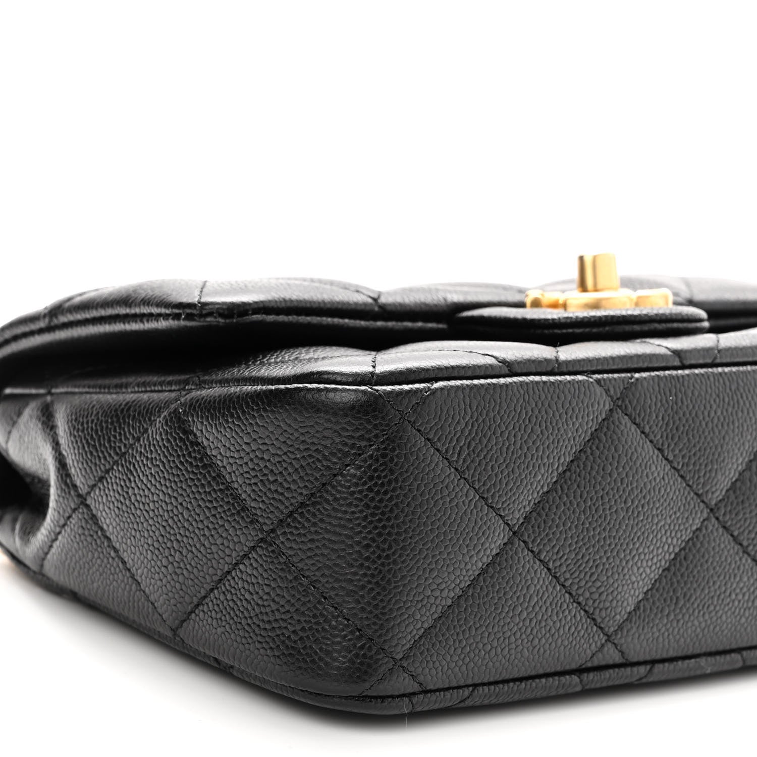 Chanel Caviar Quilted Mini Sweetheart Flap Black 9 of 10