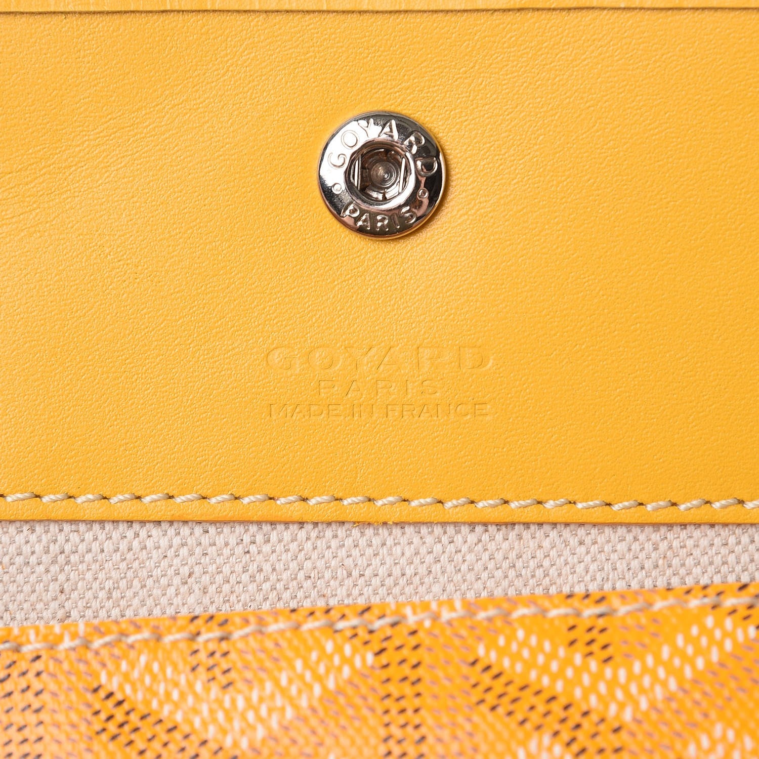 Goyard Goyardine Saint Louis GM Yellow 8 of 13