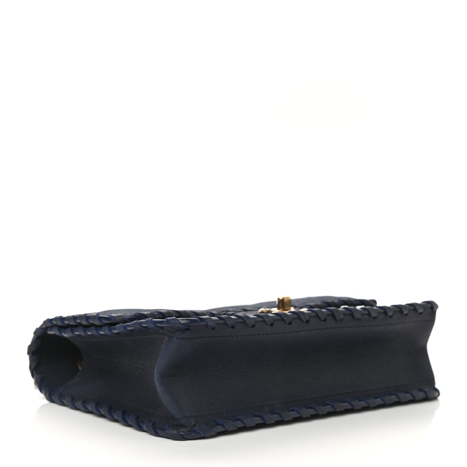 Chanel Iridescent Calfskin Small Happy Stitch Flap Navy 3 of 8