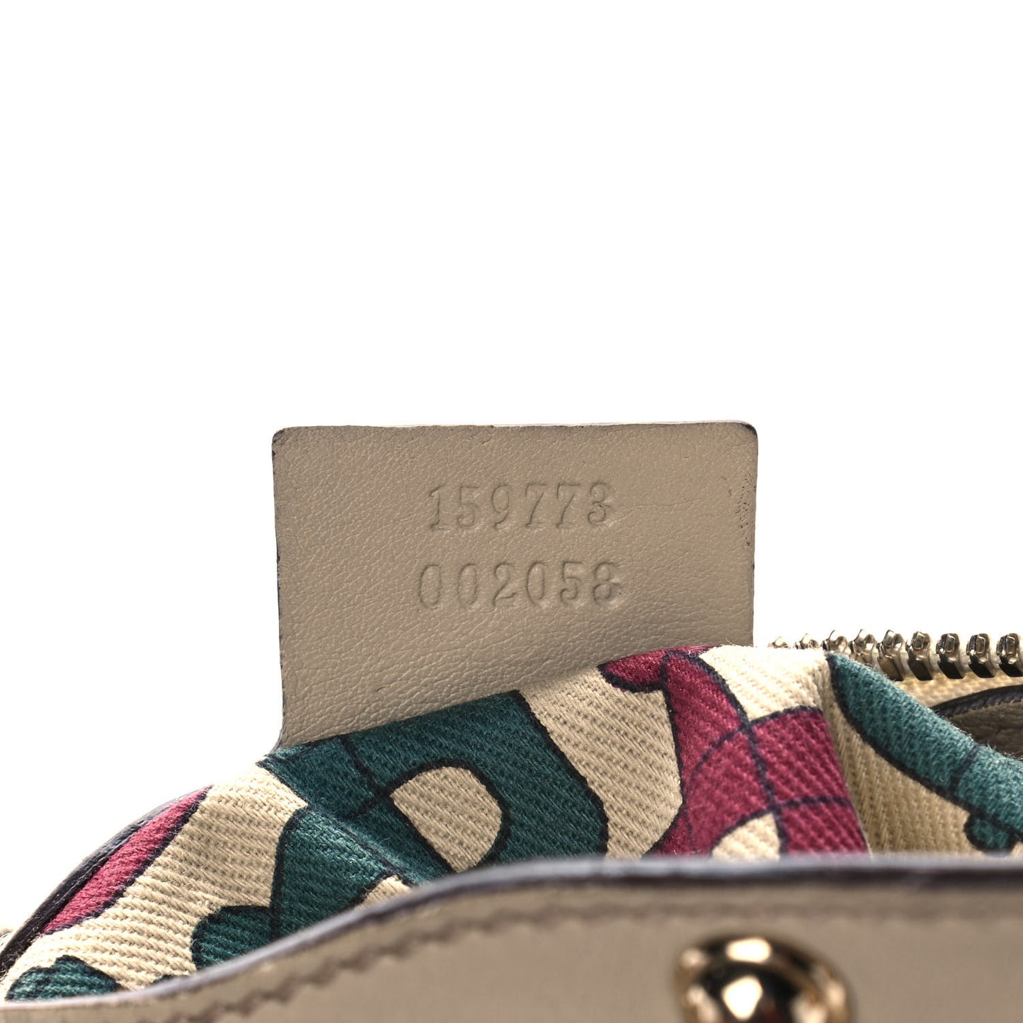 Guccissima Biba Studded Hobo Off White