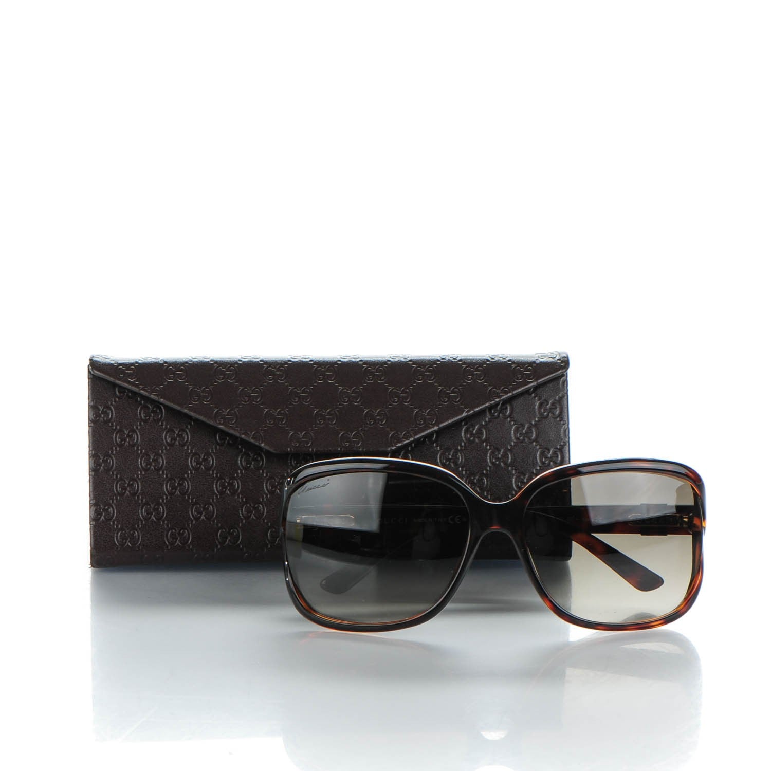 Gucci GG Web 3646/S Sunglasses Tortoise 7 of 7