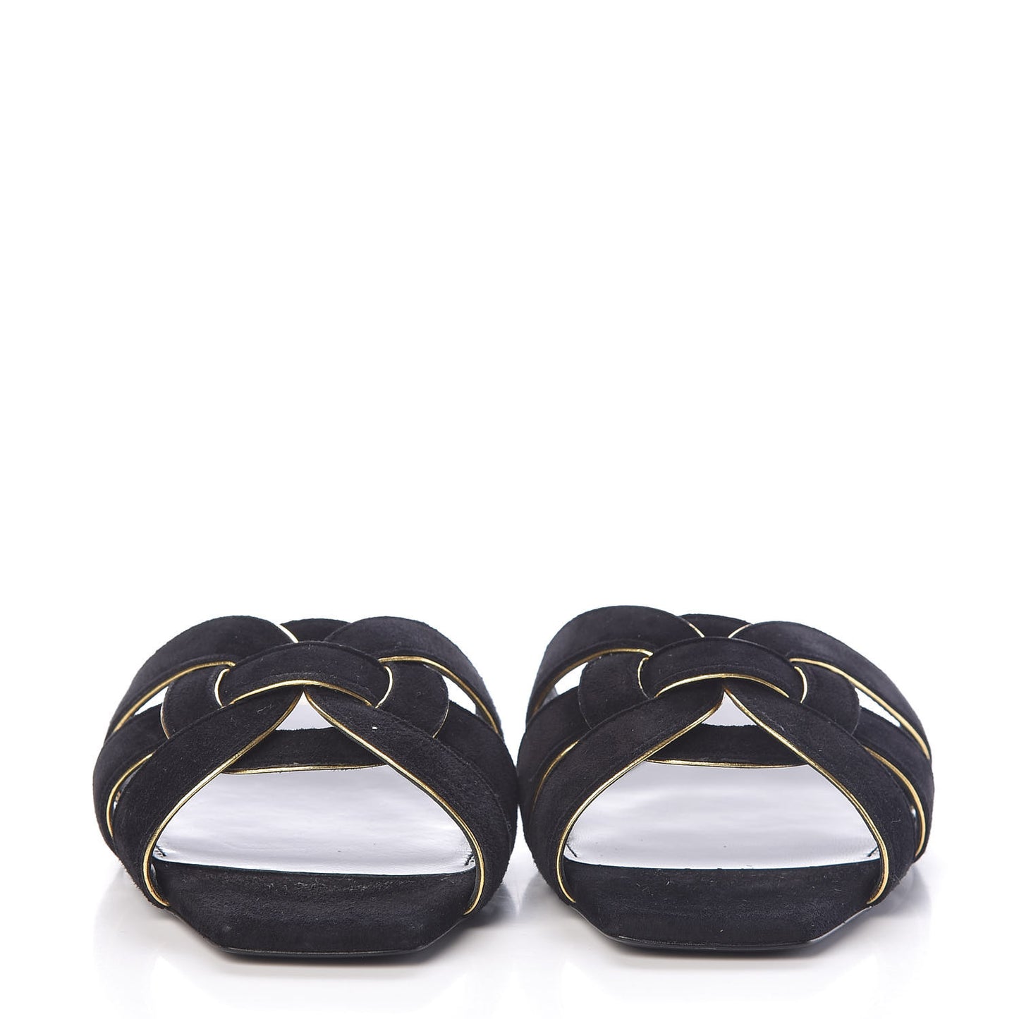 Suede Tribute 05 Slide Sandals 36 Black