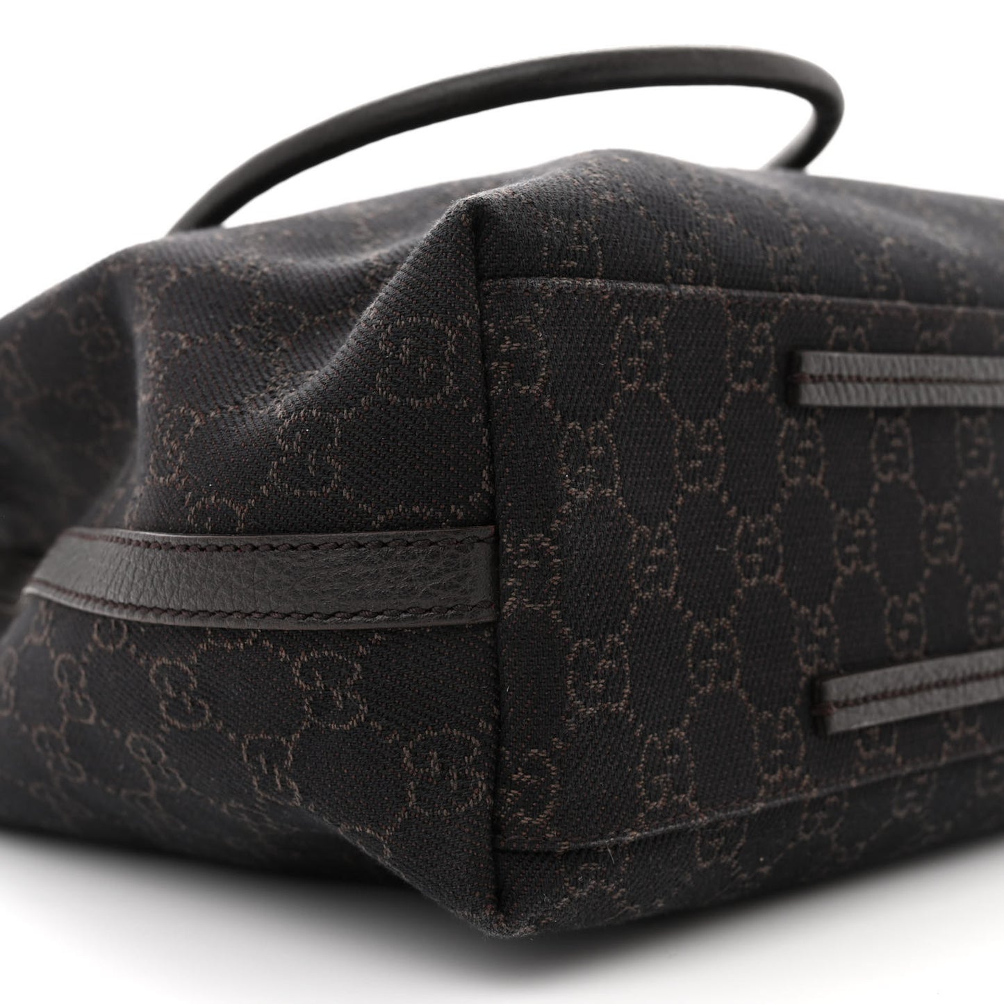 Canvas Monogram Gifford Shopping Tote Brown