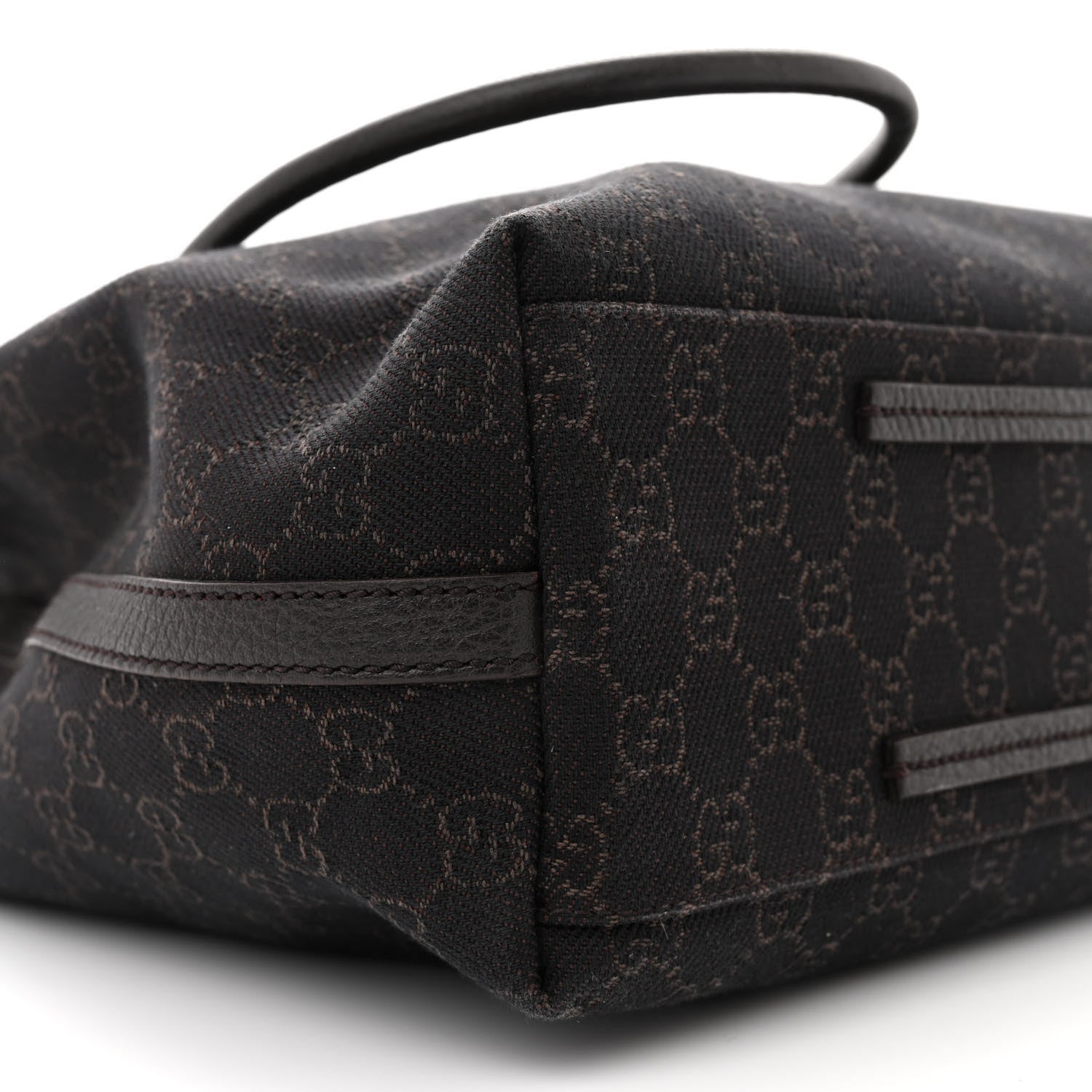 Gucci Canvas Monogram Gifford Shopping Tote Brown 9 of 14